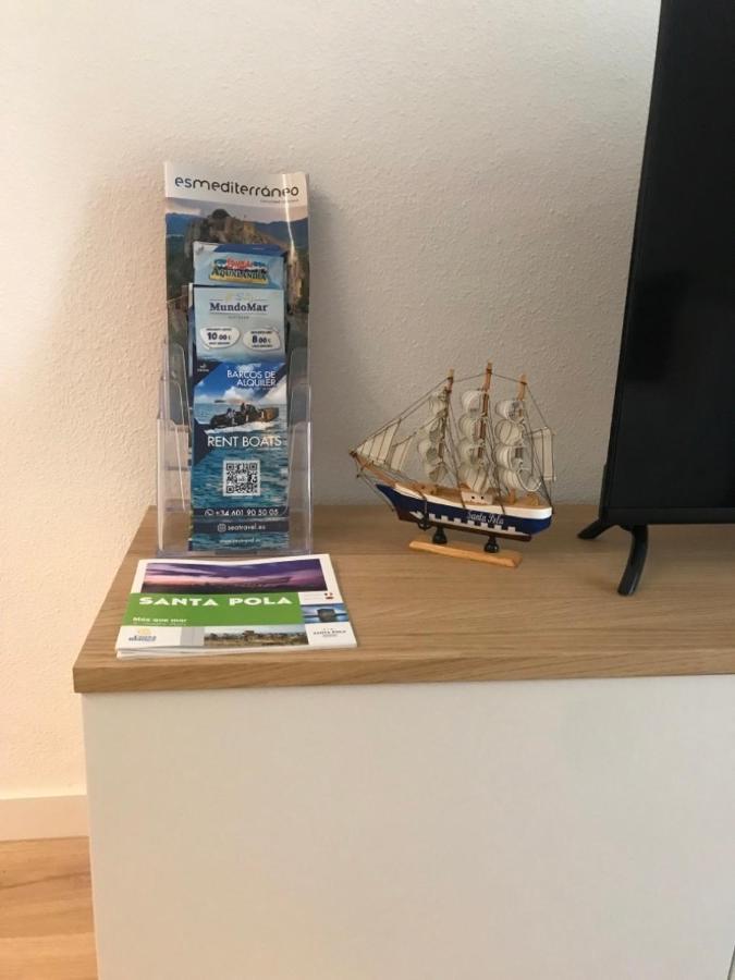 Feines Appartement Mit Hafenblick Santa Pola Zewnętrze zdjęcie